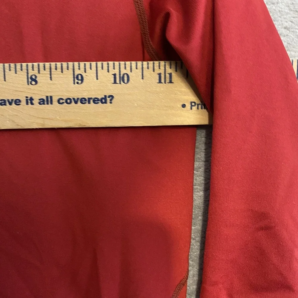 Nike Pro Combat Dri-Fit Compression Shirt Red Youth Small Long Sleeve